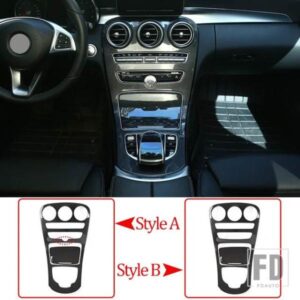 メルセデスベンツ ABS Cクラス W205 2014-2018 センターコンソールギアパネルフレームカバートリム GLC クーペ X235 2015-18