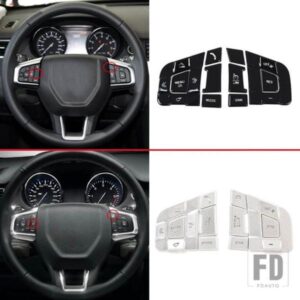 ランドローバー ディスカバリースポーツ 2015-2019 合金ステアリングホイールボタン装飾ステッカーカーアクセサリー