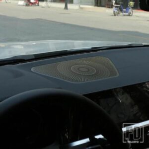 BMW 左ハンドル用黒合金ダッシュボードスピーカーカバートリム 3シリーズ G20 G28 2019 2020 アクセサリー